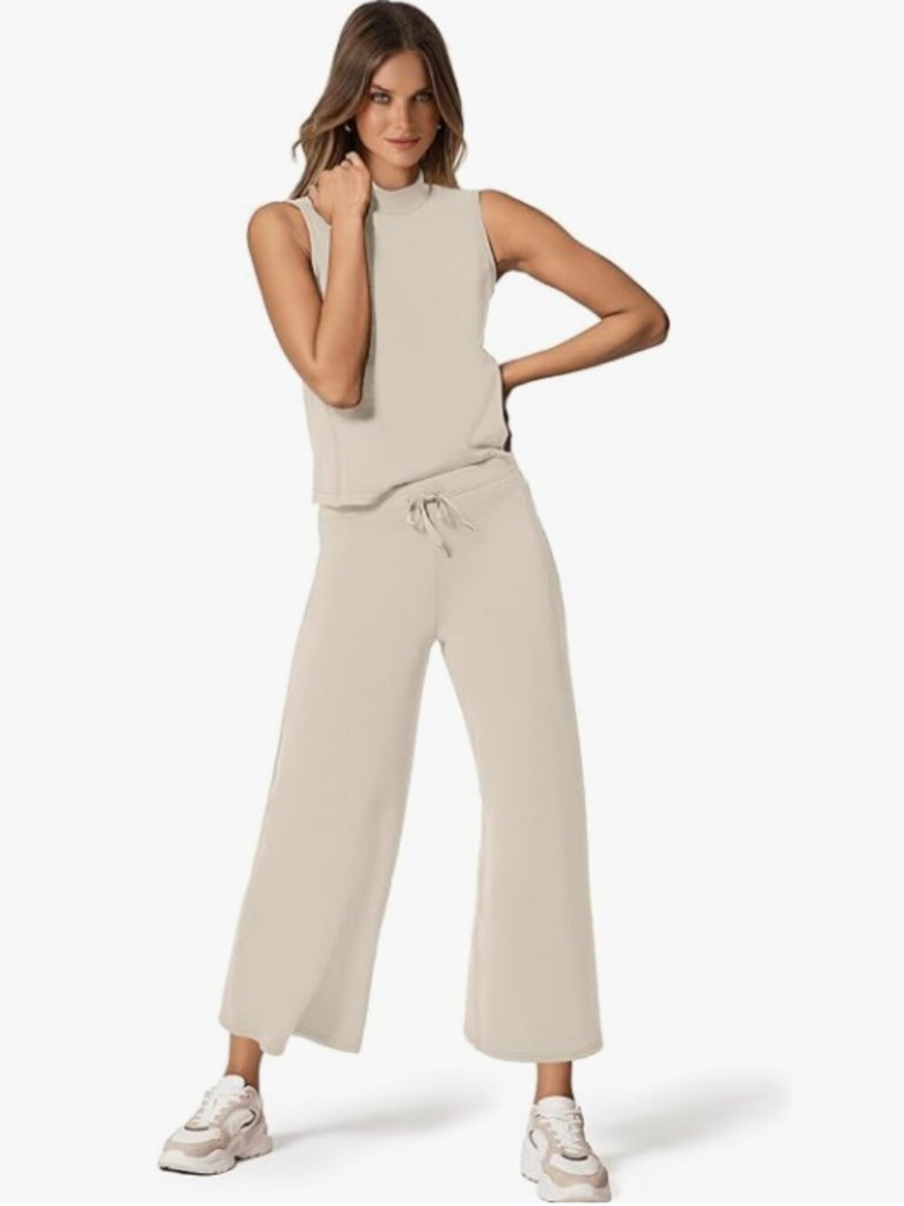 NWT Sampeel Two Piece Lounge Sets - Beige